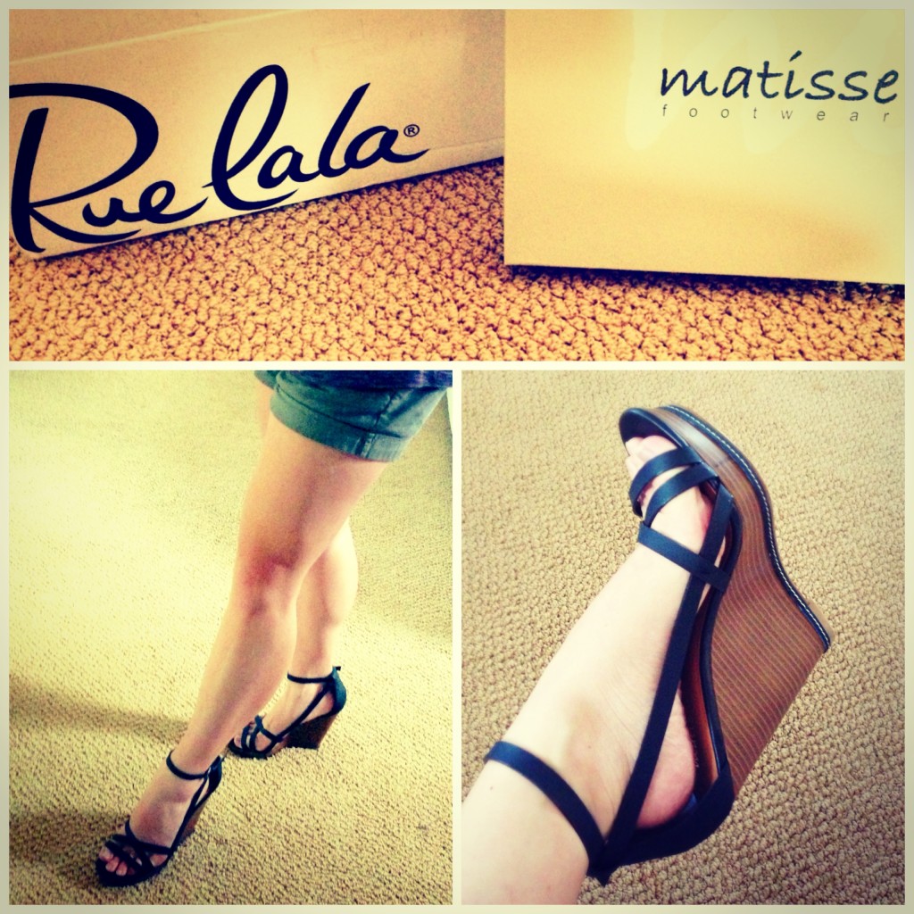 Cute wedges finally arrived at my doorstep by Matisse from Ruelala!